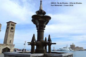 016- Rhodes Centre- Port d'honneur